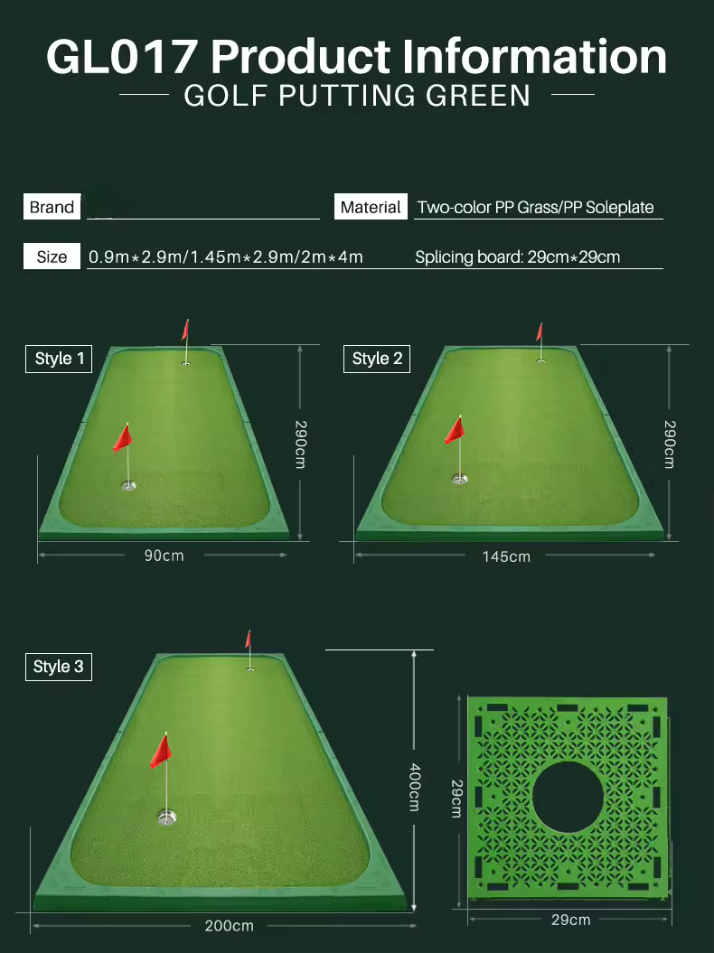 WanderS Indoor Golf Practice Putting Mat-Artificial Grass