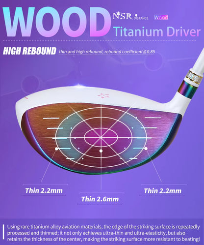 WanderS Hight Quality Customized Titanium Golf Driver
