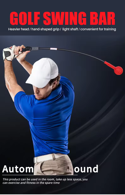 WanderS Golf Practice Swing Bar Golf Course Bar Golf Trainer Aid