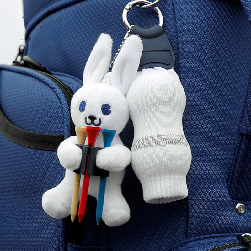 WanderS Rabbit Mini Golf Ball Bag Charm With Tee Holder Mini Golf Bag Accessories