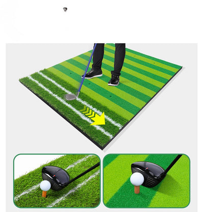 WanderS Golf Hitting Mat Golf Auxiliary Line Guide 1.2X1.5 Meters Indoor And Outdoor Swing Mat