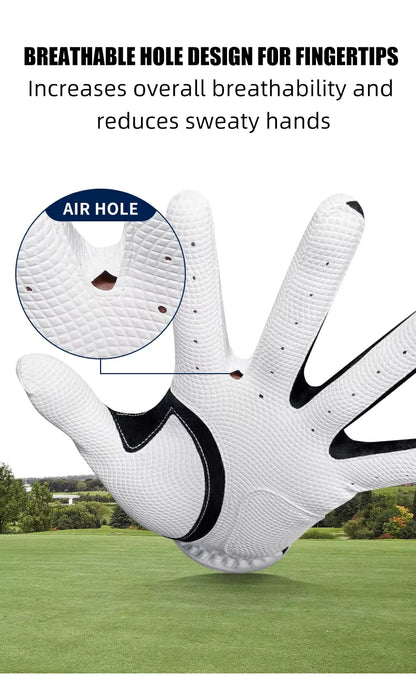 WanderS Custom Pu Golf Gloves Hands Use High Elastic Breathable Golf Glove For Men