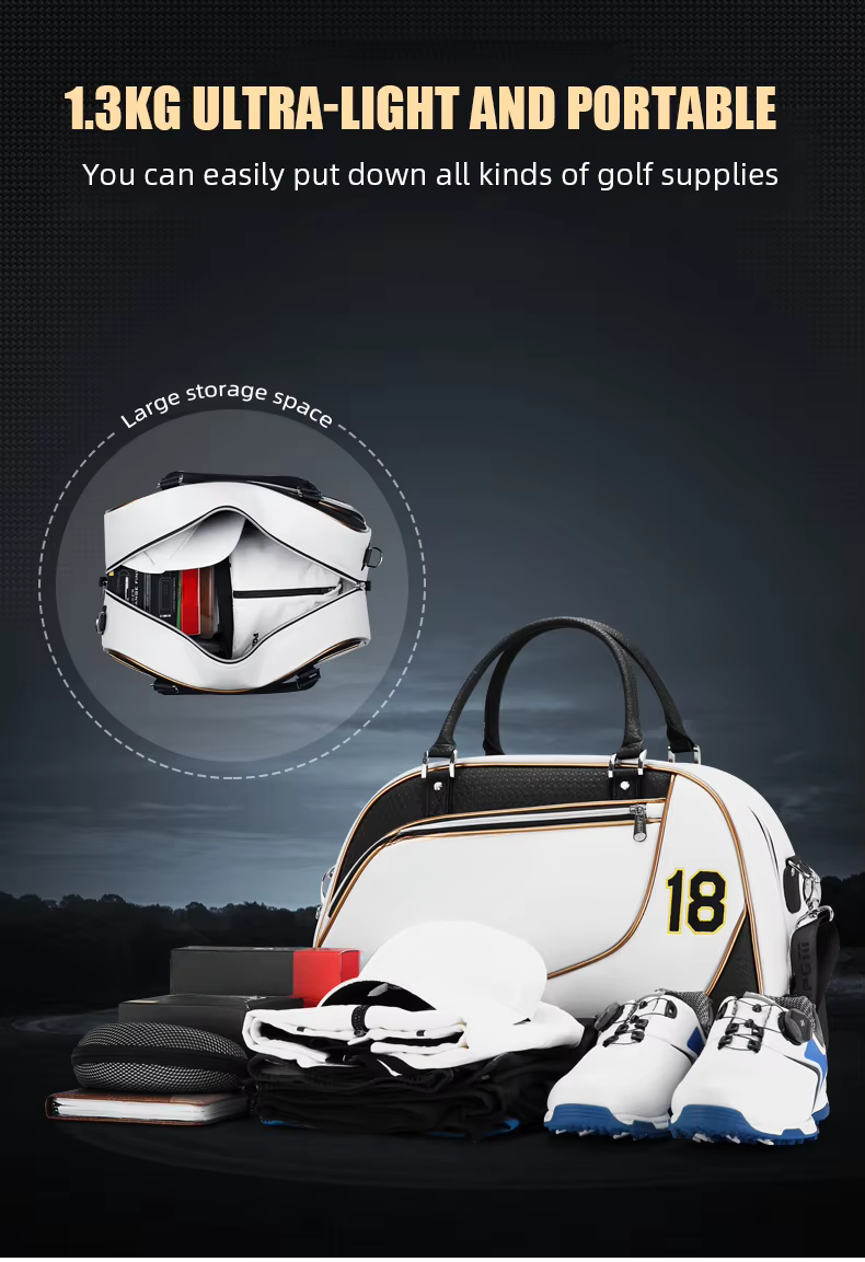 WanderS Boston Golf Sport Carrier Bag Light Weight Waterproof Golf Boston Bag