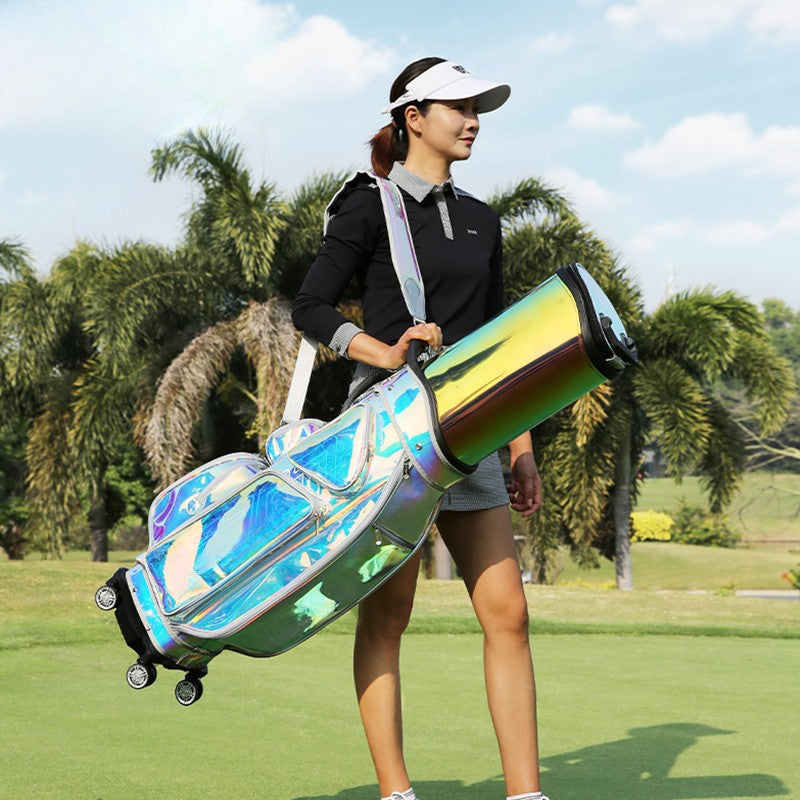 WanderS Funny Golf Bags Tpu Waterproof Golf Travel Bag With Wheels