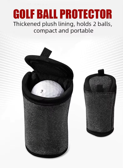WanderS Grey Golf Ball Storage Bag Magnetic Suction Mini Pouch Golf Balls Bag