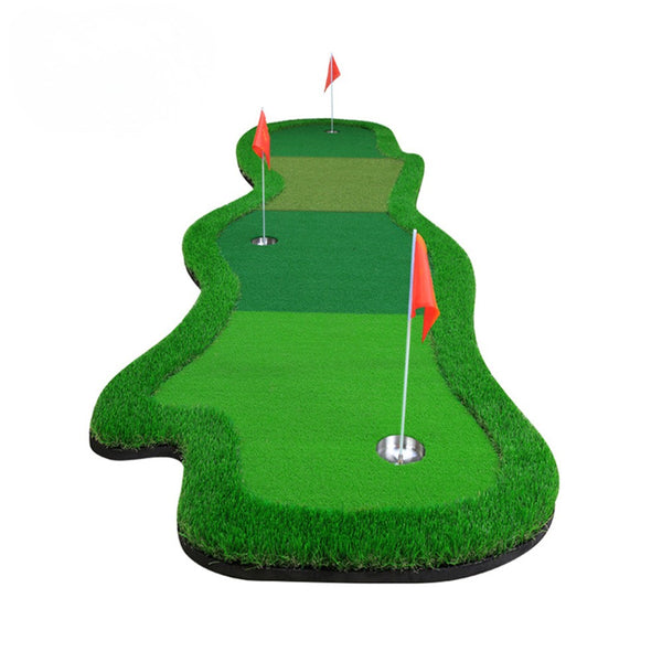 WanderS Customized Artificial Grass 18 Hole Golf Indoor/Outdoor Putting Green by WanderS