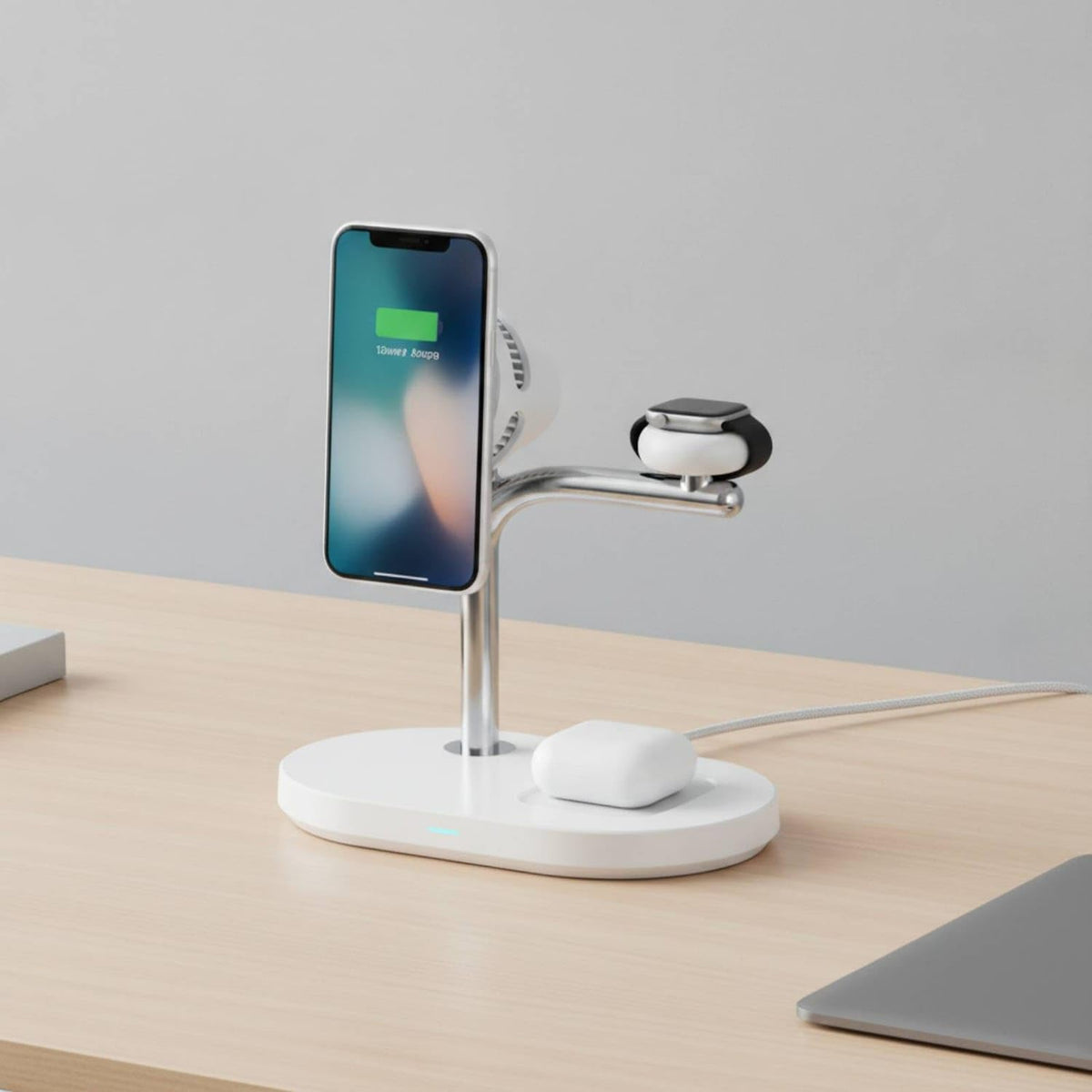 WanderS 3-in-1 Qi2.2 25W Cooling Magnetic Wireless Charger