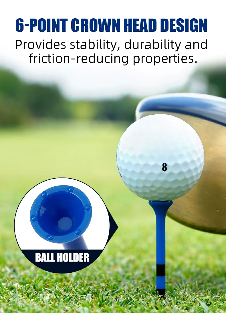 WanderS  Durable 83Mm Golf Plastic Practice Golf Cup Tees Custom Golf Tees With Height Marker