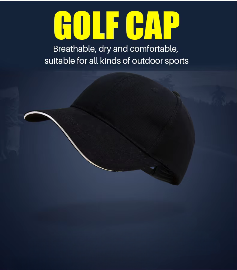 WanderS Summer Embroidery Golf Cap New Style Wholesale Golf Hats With Custom Logo