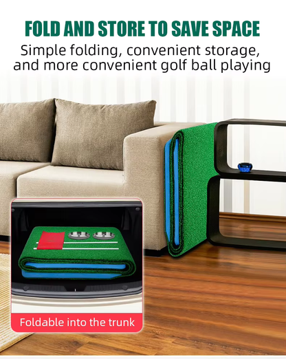 WanderS Two-Way 12 Holes Portable Mini Golf Courses Artificial Turf Putting Green