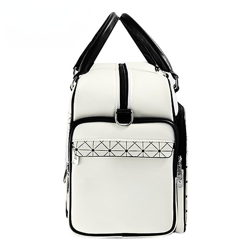 WanderS Pu Golf Boston Bag Large Volume Waterproof Boston Clothing Bag by WanderS
