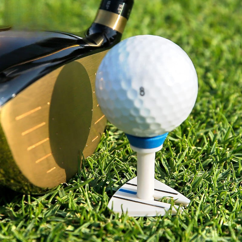 WanderS Oem Durable Plastic Golf Tee Sets Custom Logo Height Adjustable Golf Tee With Scale