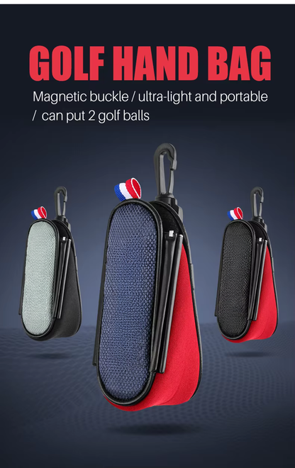 WanderS Golf Ball Mini Waist Pouch Bag Portable Customised Golf Ball Bag by WanderS