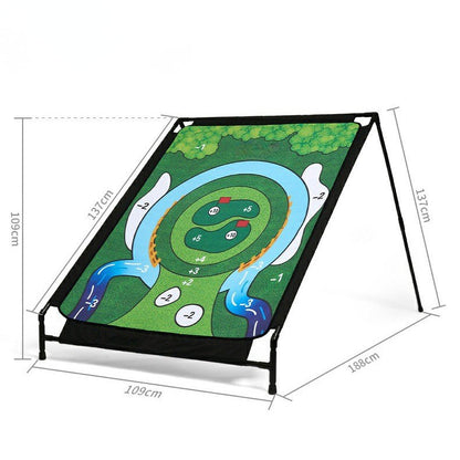 WanderS Golf Training Device Chipping Target Cloth Practice Hitting Mat Game Set Indoor Golf
