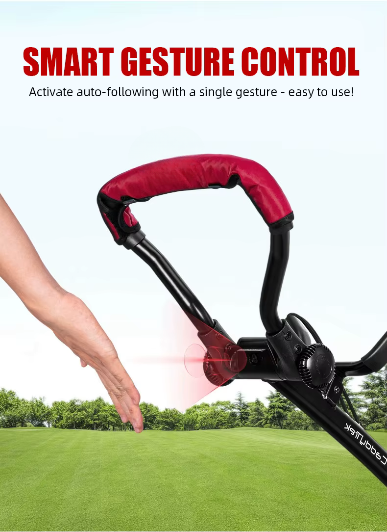 WanderS Custom Foldable Remote Controller Electric Golf Trolley With Follow Me