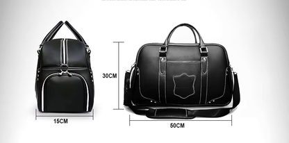 WanderS Leather Travel Boston Bag
