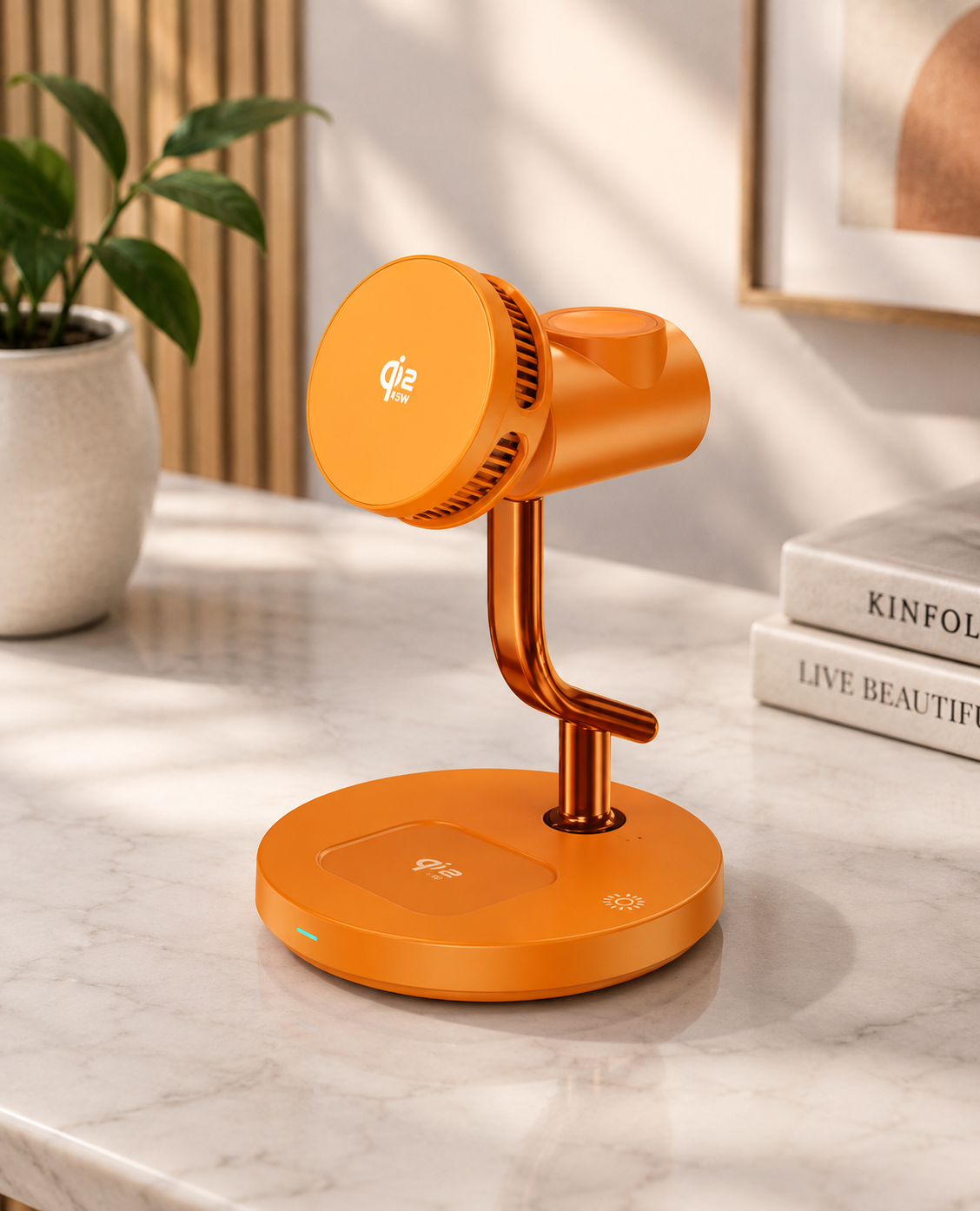 WanderS 3-in-1 Qi2.2 25W Cooling Magnetic Wireless Charger
