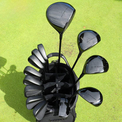 WanderS Golf Clubs Set Complete Set Right Handed Men Full 13 Clubs With Wedge Black Golf Club Set