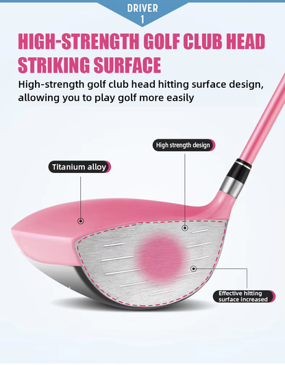 WanderS Brand Golf Club Complete Set Ladies Custom Golf Clubs Set For Women