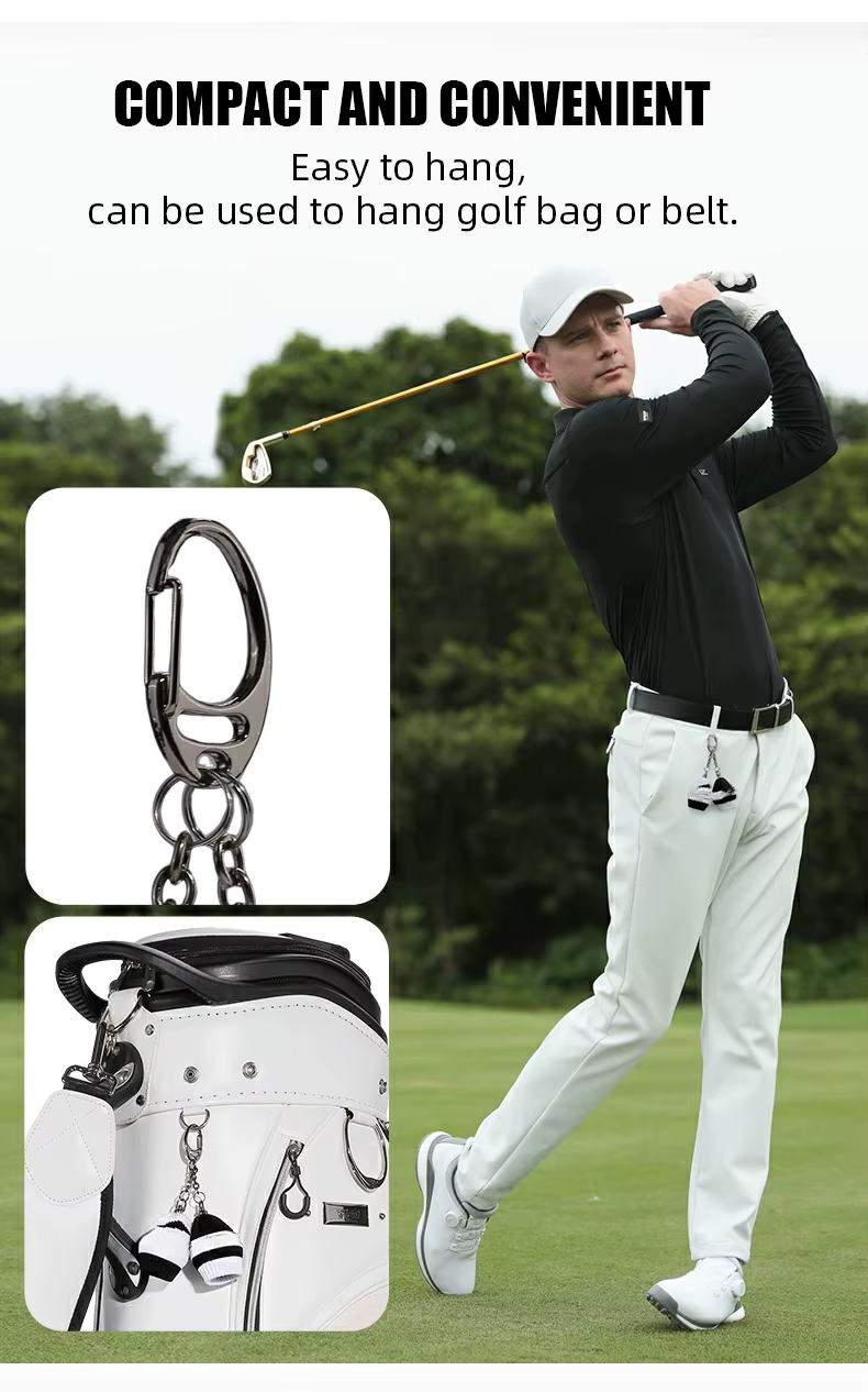 WanderS Golf Ball Carrier Golf Ball Storage Bag Pouch Golf Ball Bag With Clip