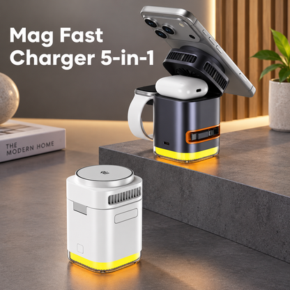 WanderS 4-in-1 Qi2.2 25W Cooling Wireless Charger