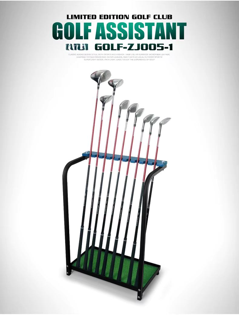 WanderS 9Pcs Golf Clubs Rack Golf Club Stand