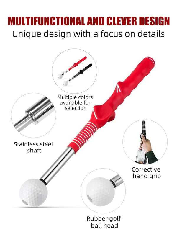 WanderS Telescopic Golf Swing Tempo Trainer Golf Swing Trainer Aid Retractable Golf Swing Practice Stick