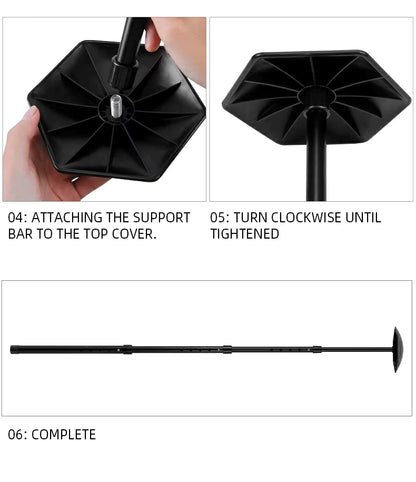 WanderS Golf Bag Tube Plastic Club Protection Golf Travel Bag Support Rod Golf Bag Support Rod