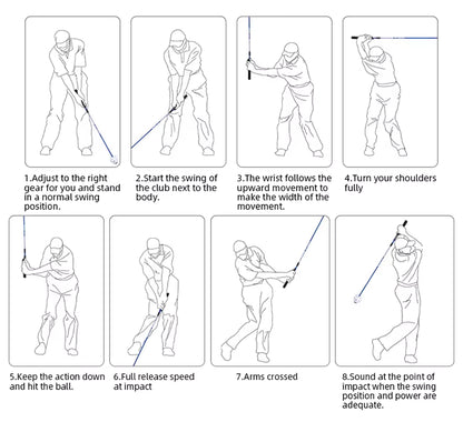 WanderS Golf Swing Trading Aids Golf Swing Speed Stick Golf Swing Practice Stick