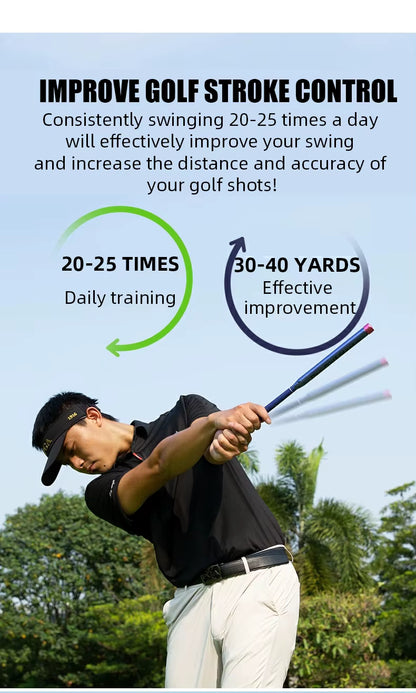 WanderS Custom Golf Portable Indoor And Outdoor Golf Swing Traine Golf Swing Practice Stick