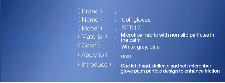 WanderS Cheap Price Golf Gloves For Men Custom Made