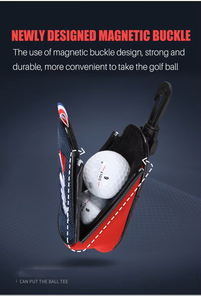 WanderS Golf Ball Mini Waist Pouch Bag Portable Customised Golf Ball Bag
