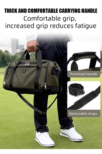 WanderS Waterproof Unisex Golf Duffel Clothing Bag Lightweight Golf Boston Bag