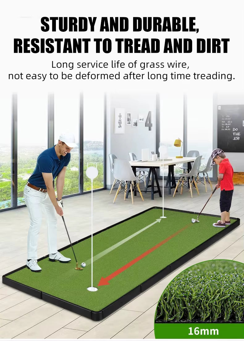 WanderS Indoor Golf Practice Device Spliced Green Putting Practice Office Home Outdoor Set Can Be Customized by WanderS