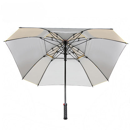 WanderS Double Layer Golf Umbrellas Windproof Auto-Open Golf Umbrella With Logo