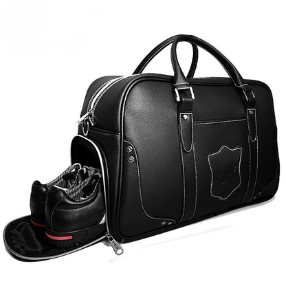 WanderS Leather Travel Boston Bag