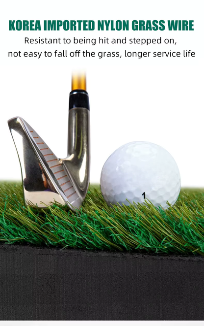 WanderS Slope Golf Swing Trainer Mat Foldable Driving Range Golf Hitting Mat