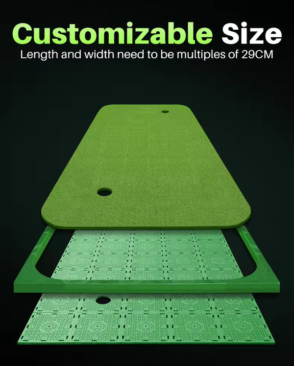 WanderS Mini Golf Outdoor Carpet Putting Green Kits Portable Nylon Putting Green by WanderS