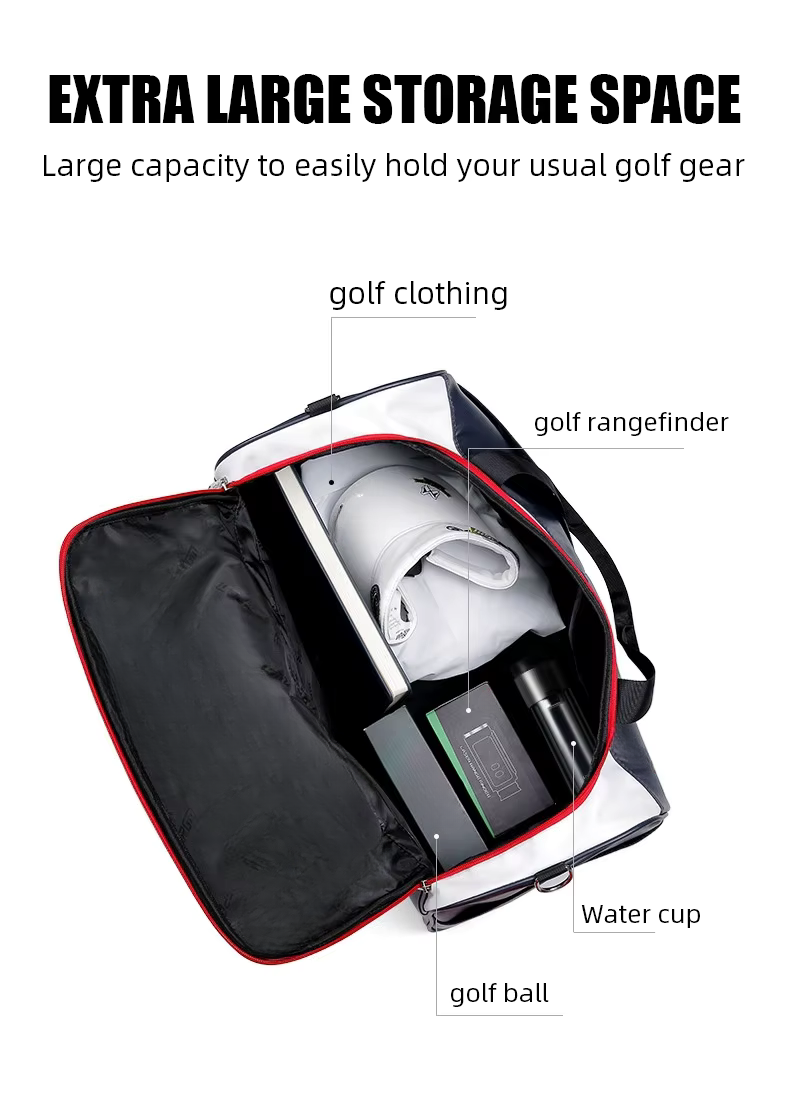 WanderS Waterproof Golf Duffel Clothing Bag Lightweight Golf Boston Bag With