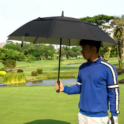 WanderS  Golf Umbrella Ultralight Carbon Fiber Automatic Umbrella Larger 125Cm Double Layer Windproof And Uv-Proof Upf50+