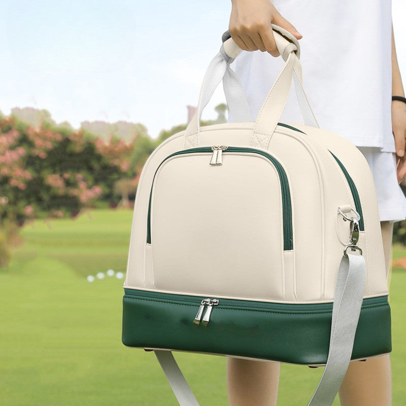 WanderS Golf Clothing Bag Women's Double Layer Clothing Bag Independent Shoe