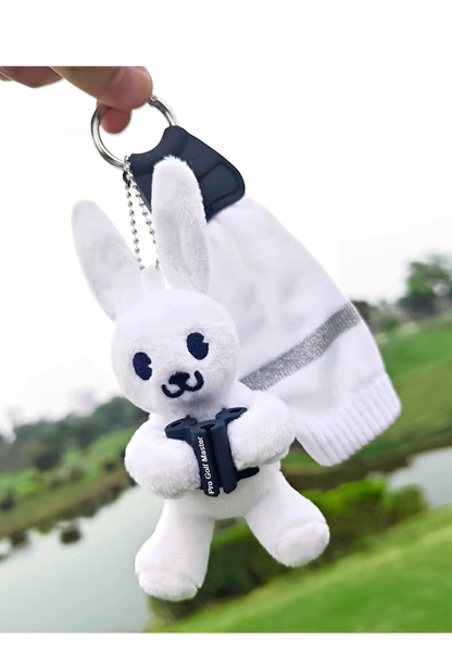 WanderS Rabbit Mini Golf Ball Bag Charm With Tee Holder Mini Golf Bag Accessories
