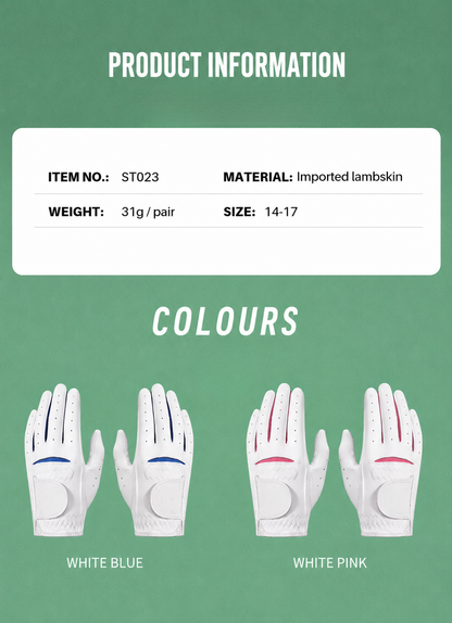 WanderS Children Leather Golf Gloves Teen Gloves