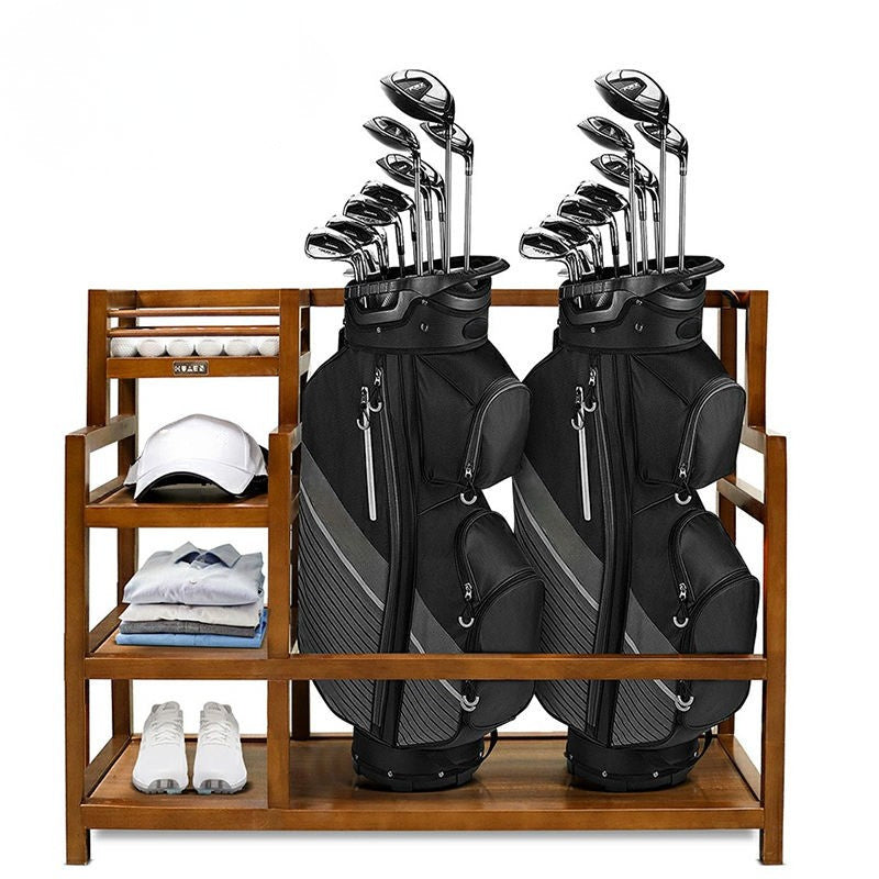 WanderS Golf Bags Organize Storage Rack Suppliers Wood Golf Club Rack Golf Bag Storage Rack