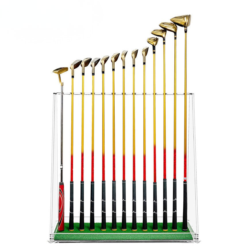 WanderS Golf Club Rack Transparent Acrylic Club Rack Indoor Storage Display Billiard Club Display Rack