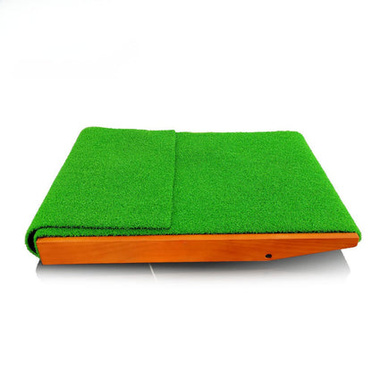 WanderS Solid Wood Mini Golf Course Indoor Custom Chipping Golf Putting Mat