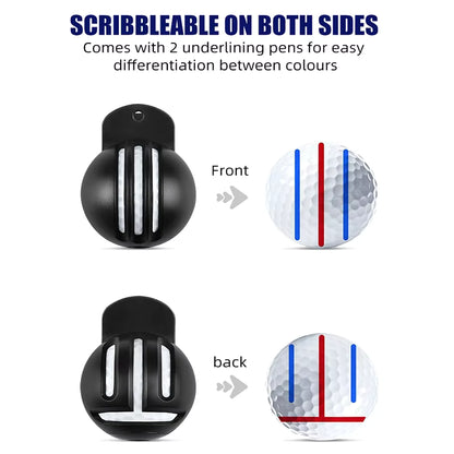 WanderS Triple 3-Line Golf Ball Marker Golf Ball Line Markers