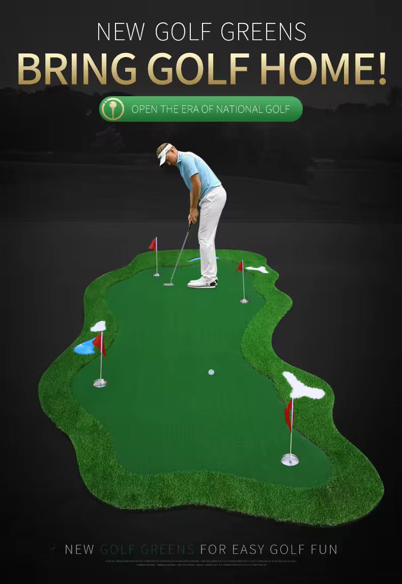 WanderS Customized 18 Hole Golf Practice Putting Mat