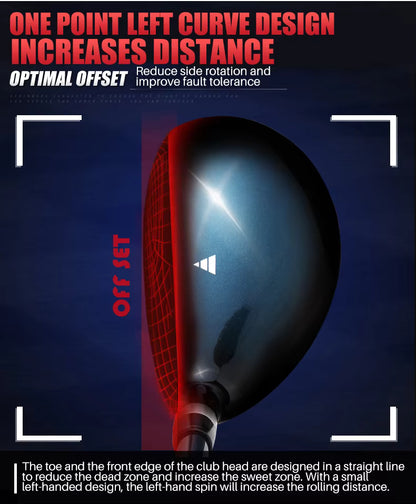 WanderS Titanium Left Hand Golf Driver Practice Custom Logo Pink Ladies Golf