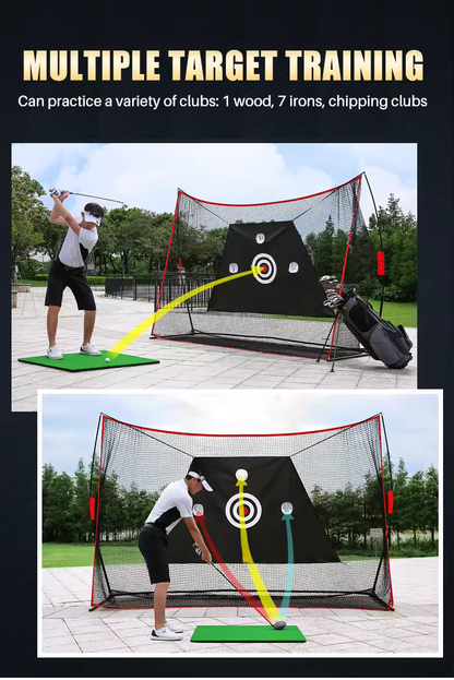 WanderS Golf Hitting Simulator Net Target Outdoor Practice Golf Chipping Net